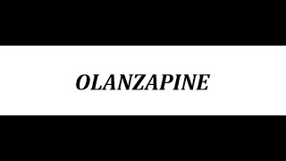 STAHLS  CH 5  PART 31  OLANZAPINE psychiatrypharmacologypsychopharmacology [upl. by Lirba815]