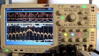 125 Tektronix MDO4000B Enhancements  RF specs Signal Analysis and WLAN WiFi Example [upl. by Berlauda49]