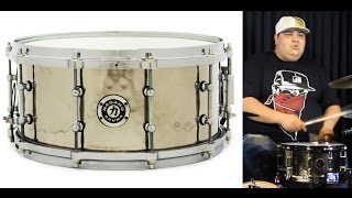 Caixa Nagano Classic Hammer Steel Shell 14x65quot snare sound check [upl. by Akemhs]