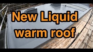 New Liquid warm roof amp overlay to a glass fibre roof [upl. by Maurizio]