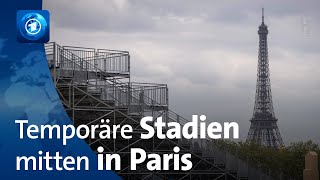 So bereitet sich Paris auf die Olympischen Spiele vor [upl. by Schindler4]