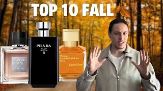 Top 10 Fall Fragrances For Men 2024  Best Autumn Men’s Colognes🍂 [upl. by Ynoep]