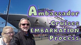 Ambassador Cruises Embarkation Process from Tilbury London [upl. by Rialcnis]