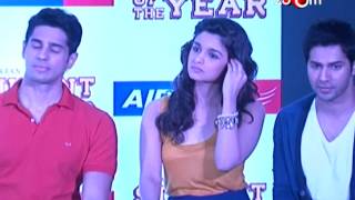 Alia Karan Johar Siddharth amp Varun promote Student Of The Year [upl. by Brouwer]