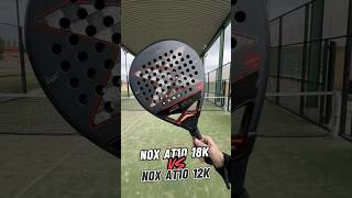 NOX AT10 18K VS AT10 12K  padel shorts fyp [upl. by Shapiro179]