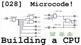 028 Microcode  Building a CPU From Scratch [upl. by Llennor]