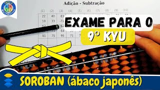 Exame para o 9º kyu de SOROBAN faixa amarela [upl. by Parry523]