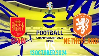 Spain vs Netherlands euro 2024 National League [upl. by Deaner]