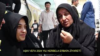 تقديم محمد البياتي تغطية نا مستمر معكم Aşkı vefa 2024 kerbela erbain ziyareti [upl. by Marder]