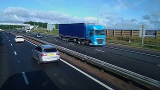 M8 Citylink Bus Cumbernauld to Buchanan Bus Station Glasgow Scotland UK [upl. by Boatwright683]