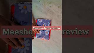 Meesho Apron review 710 trending yt shorts viral cooking [upl. by Far908]