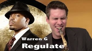 Regulate  Alto Saxophone  Warren G feat Nate Dogg  BriansThing [upl. by Oneil118]