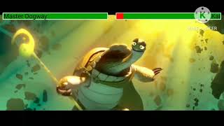 Kung fu panda 3 Master Oogway vs Kai with Healthbars video [upl. by Nylrad311]