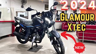 Hero Glamour Xtec 2024 Model Better then Xtreme 125R New Price amp Features Mileage Top Speed Review [upl. by Essex817]