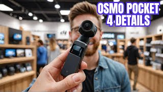 DJI Osmo Pocket 4  Officially Confirmed Leaked Specifications amp Release Date [upl. by Yrrej]