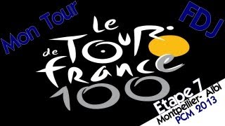 Tour de France FDJ  Etape 7 Montpellier  Albi  PCM 2013 PC [upl. by Dis588]