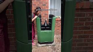 Setting up my new Aerobin 400L  Outdoor Compost Bin [upl. by Hales739]