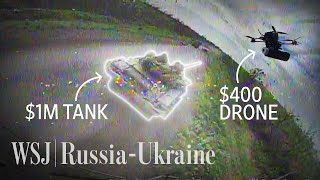 How Ukrainian DIY Drones Are Taking Out Russian Tanks  WSJ [upl. by Reddy]