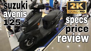 suzuki avenis 125 2023 review specs price philippines [upl. by Anilet]