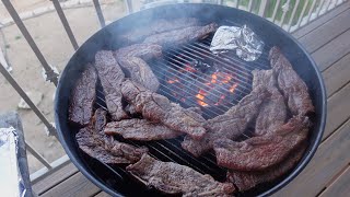 Grilled Short Ribs In A Shio Koji Marinade Flanken Cut [upl. by Atinuj]