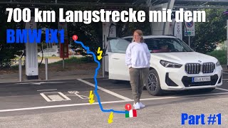 Von Deutschland nach Italien mit dem Elektroauto BMW IX1 Langstrecke [upl. by Enimajneb855]