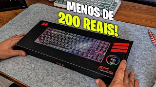 Teclado Low Profile RGB ABNT2 e MUITO BARATO  REDRAGON APS TKL [upl. by Riordan]