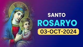 Santo Rosaryo 🙏🏻 Huwebes🙏🏻October 3 2024🙏🏻 Ang mga Misteryo ng Liwanag 🙏🏻 Tagalog Rosary [upl. by Oinota]