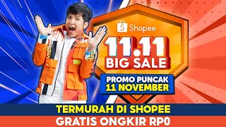 Ikuti Flash Sale 1000 iPhone amp 5 Mobil hanya di Shopee 1111 Big Sale Promo Puncak 11 Nov [upl. by Africah73]