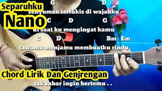 Kunci Gitar Nano Separuhku  Tutorial Gitar By Darmawan Gitar [upl. by Dnob]