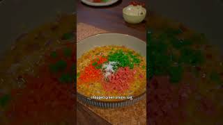 Onion egg pancake simple and delicious to make OnionPancake foodtutorial chinesecookingstyle [upl. by Lewellen]