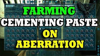 Best cementing paste farming options in aberration [upl. by Cleve345]