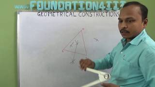 How to construct Circumcircle of a Triangle [upl. by Casavant]