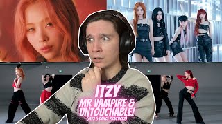 DANCER REACTS TO ITZY  quotMr Vampirequot amp quotUNTOUCHABLEquot MVs amp Dance Practices [upl. by Filmore]