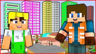 BEBEK İŞÇİ VE HASAN USTA ŞEHRİ GELİŞTİRDİ 😱  Minecraft [upl. by Sucy]