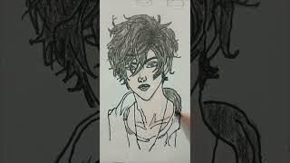 Boy drawing phonehandcam drawing anime [upl. by Abbate]