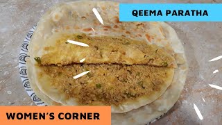 Keema Paratha Recipe Pakistani  Keema Ka Paratha Womens Corner [upl. by Reteip]