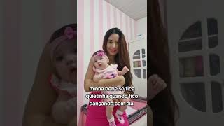 MINHA BEBÊ SÓ QUER FICAR DANÇANDO NO COLO 😂 maternidade vlog vlogmaternidade baby [upl. by Hniht]