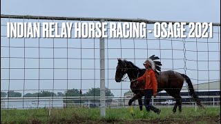 Indian Relay Horse Racing  Osage 2021  Pawhuska Oklahoma [upl. by Ahsito]