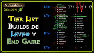 Diablo IV  Tier list para la Season 3  La temporada de los Autómatas [upl. by Hepsoj]