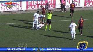 Salernitana  Nocerina 00  Gara sospesa al 22  Prima Divisione GirB 10112013 [upl. by Jerad]