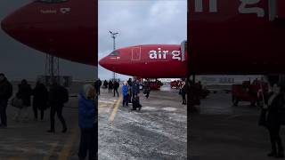 Air Greenland First Widebody Flight to Nuuk Greenland  Aviation News [upl. by Meade]