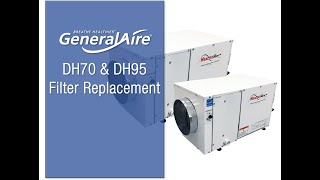 GeneralAire® DH70 amp DH95 Dehumidifier Filter Replacement [upl. by Rellek]