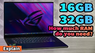 How much RAM should you get in 2024  16GB VS 32GB RAM [upl. by Nnorahs]