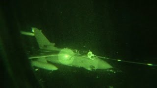 RAF Voyager Refuels Tornados Enroute to Iraq [upl. by Enoved]