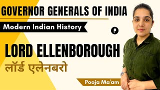 Lord Ellenborough  लॉर्ड एलेनबरो  Governor  Governor Generals of India [upl. by Alyt]