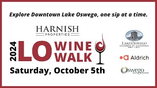 2024 Lake Oswego Wine Walk Lake Oswego Chamber of Commerce [upl. by Estes]