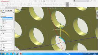 solidworks cilindro con patrón de perforado [upl. by Redman799]