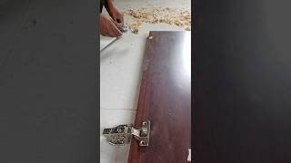 Hinges installwoodworking shortsfurniture [upl. by Claribel]