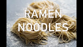 How to Make Ramen NoodlesAlkaline Noodles From Scratch [upl. by Natsirc88]