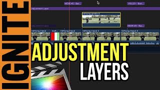 How To Create amp Use An Adjustment Layer  Free Download Final Cut Pro X Tutorial [upl. by Mairym]